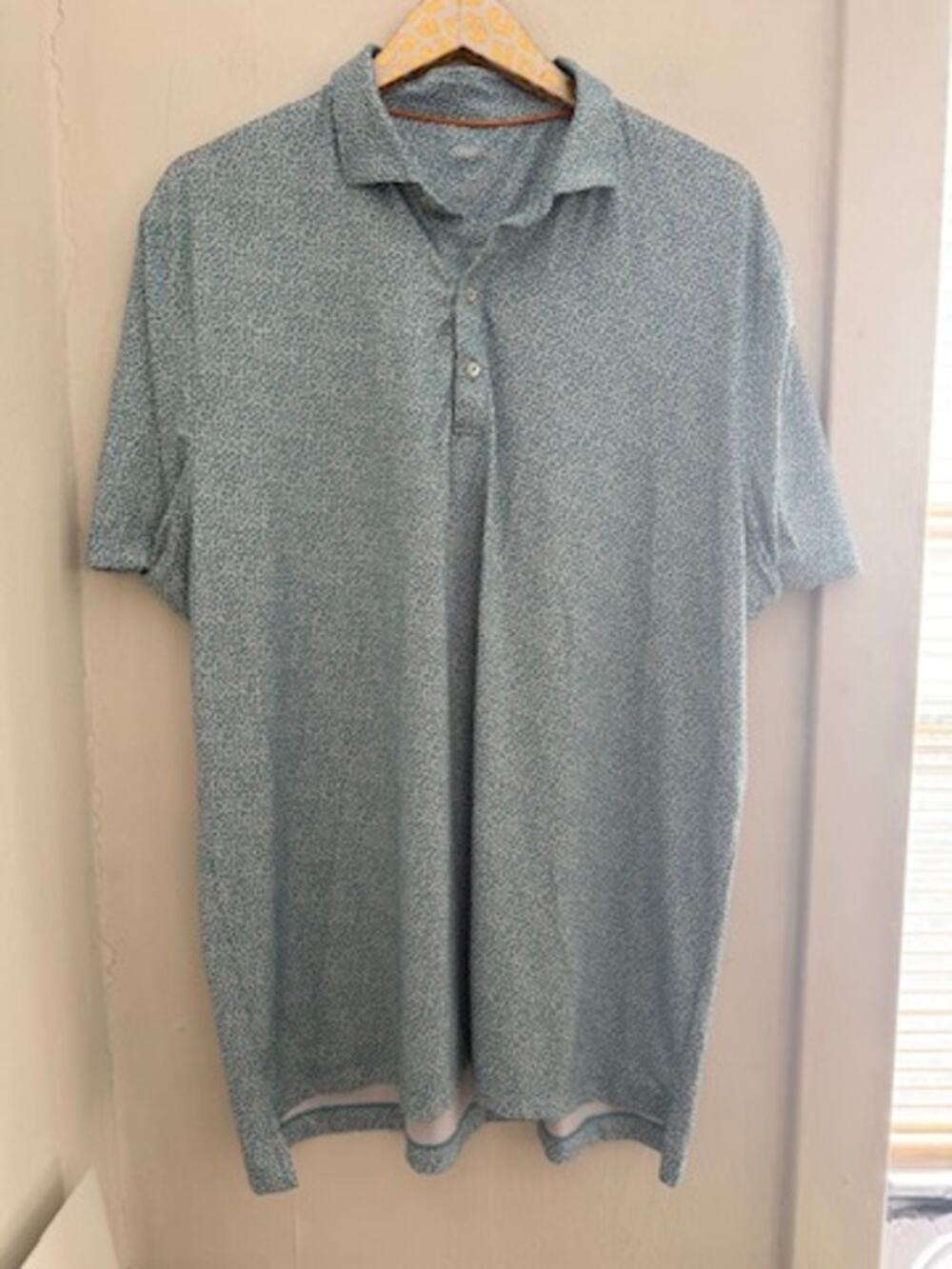 Johnnie-O Men's Blue Polyester Blend Polo | Size XXL